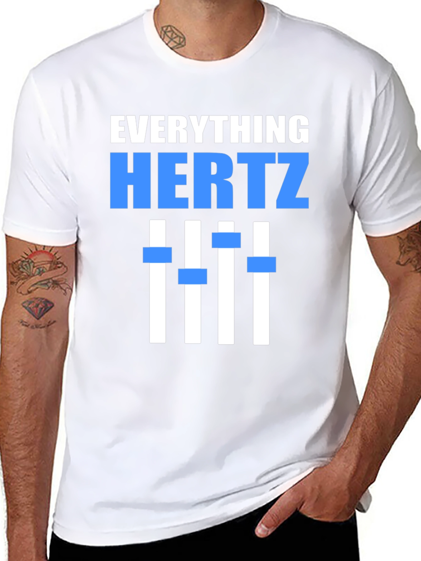 Everything Hertz Graphic T-Shirt - Black