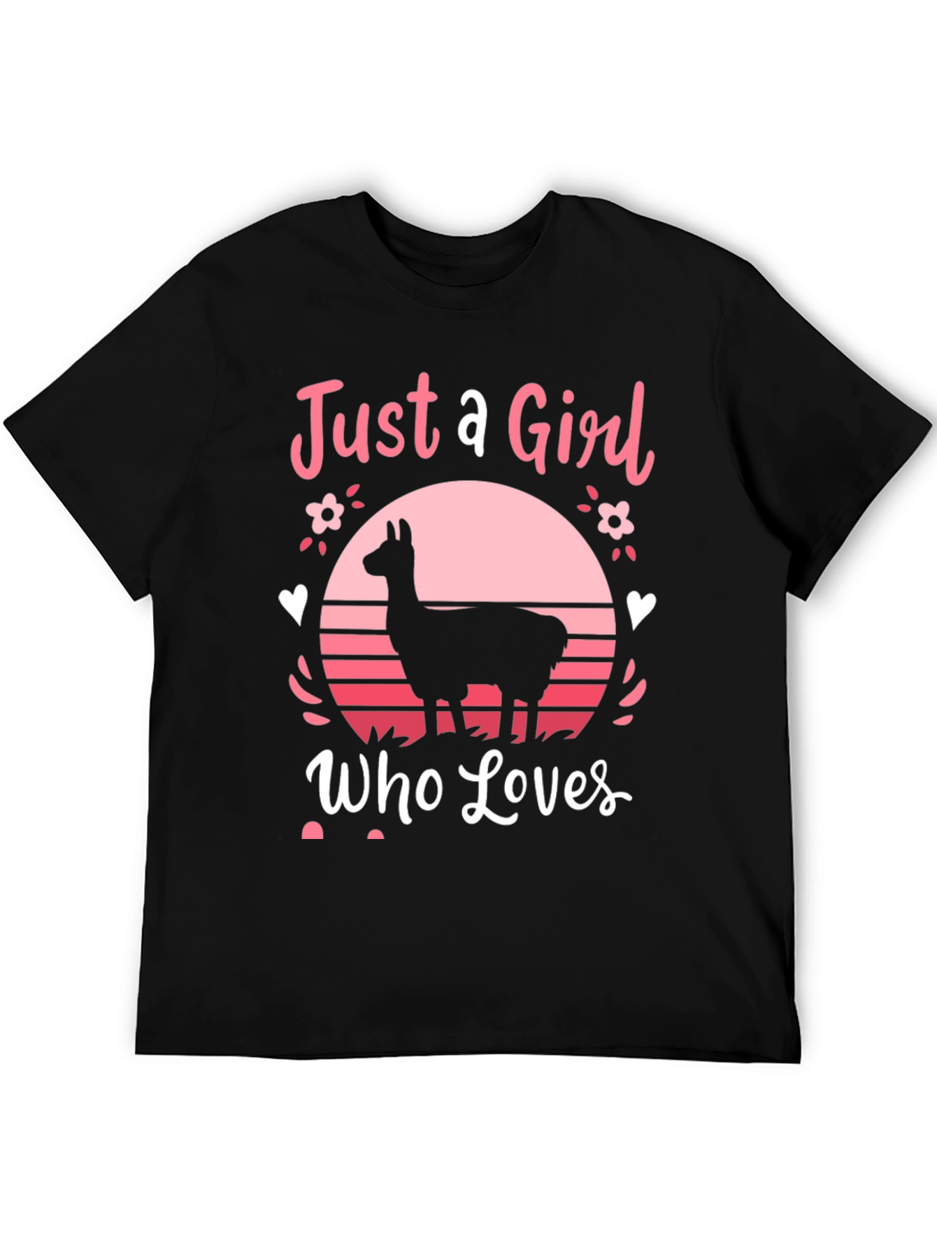 Just A Girl Who Loves Llamas T-Shirt