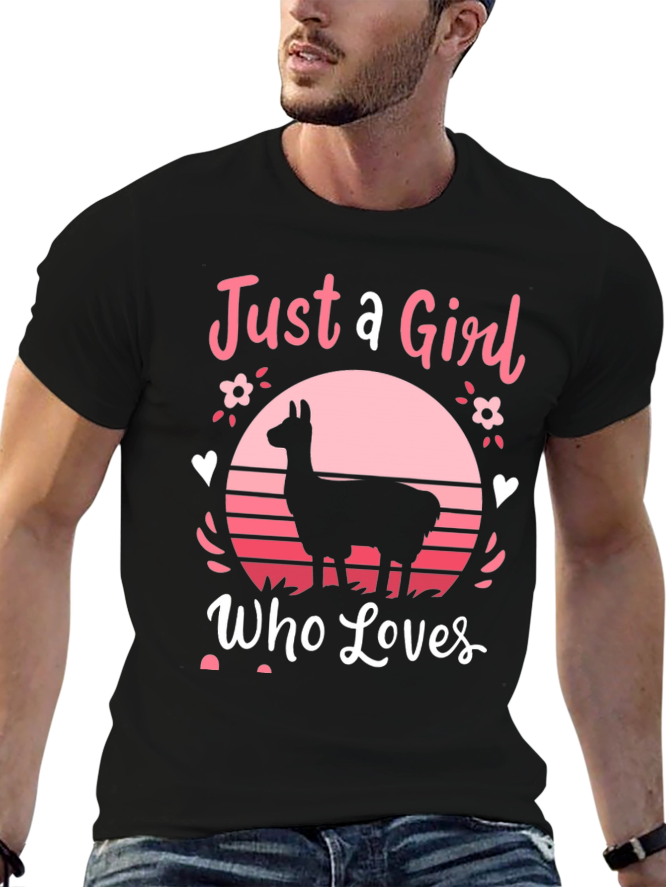 Just A Girl Who Loves Llamas T-Shirt