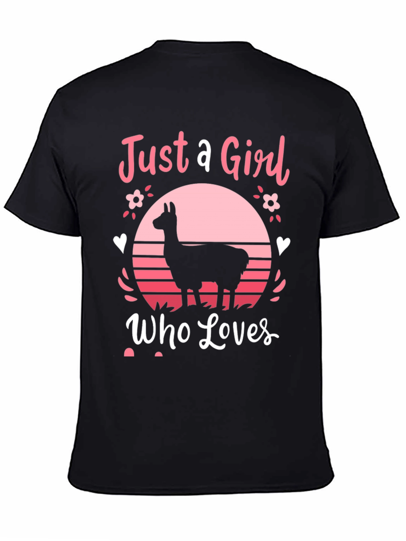 Just A Girl Who Loves Llamas T-Shirt