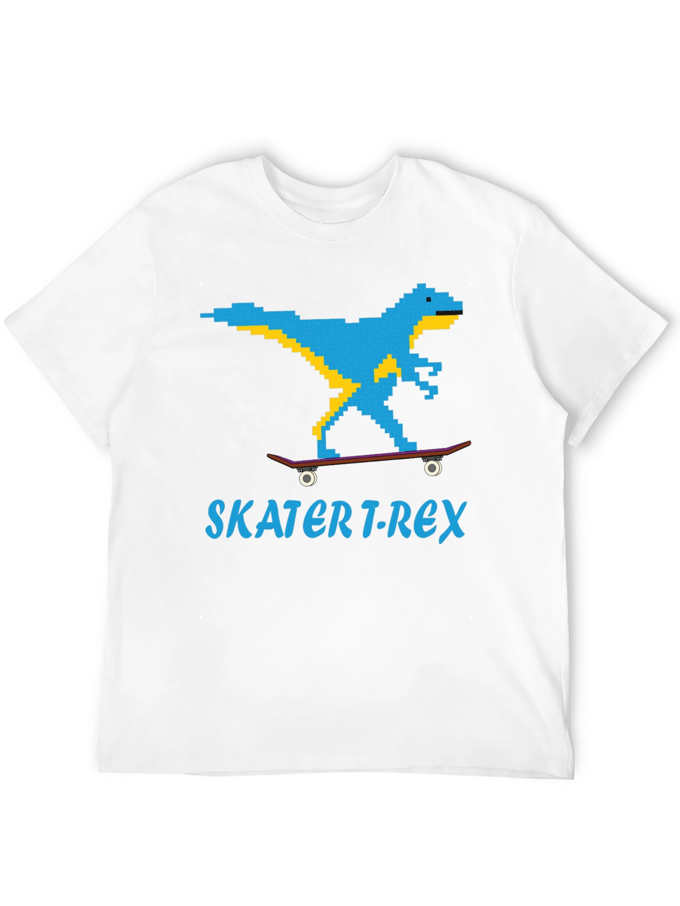 Skater T-Rex Graphic T-Shirt - Black
