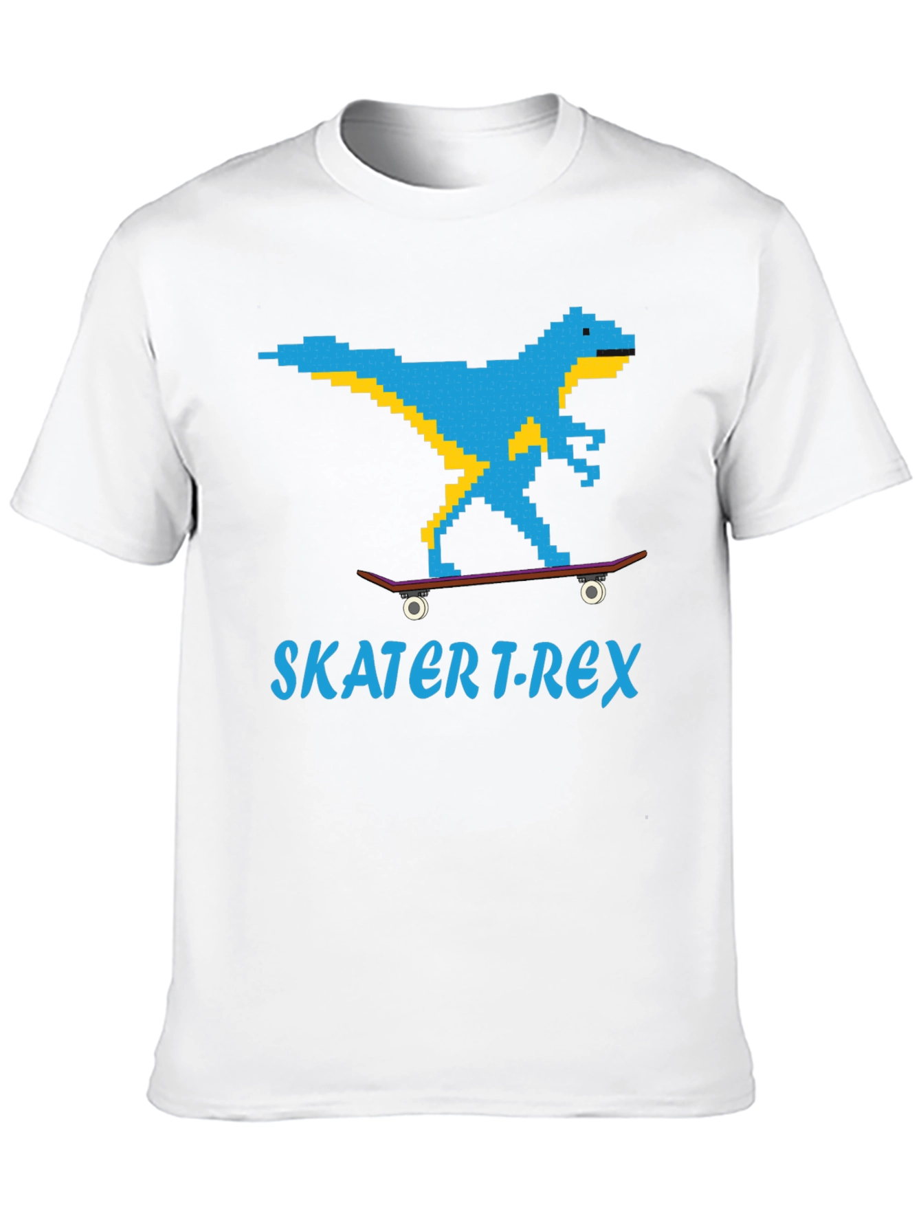 Skater T-Rex Graphic T-Shirt - Black