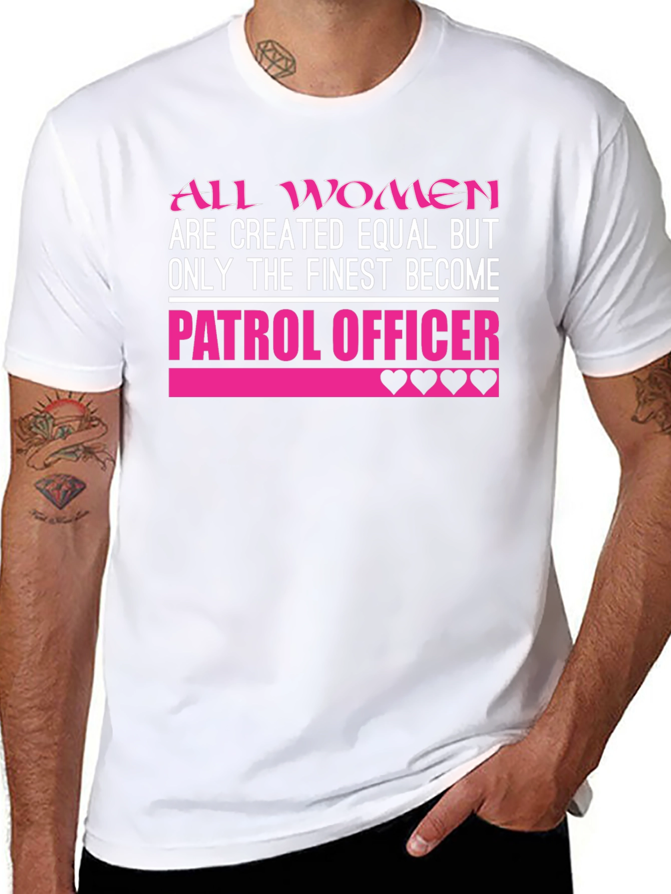 Finest Women Patrol Officer Graphic Tee