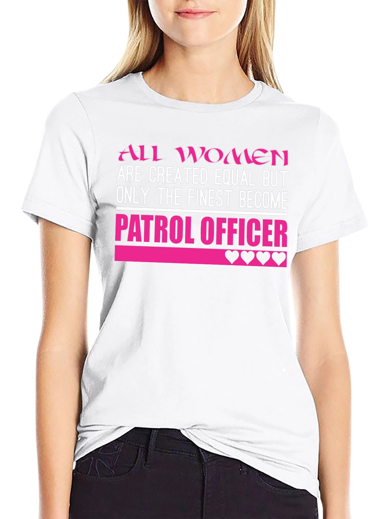 Finest Women Patrol Officer Graphic Tee