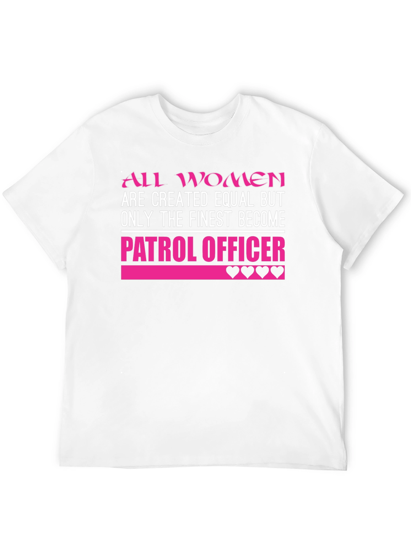 Finest Women Patrol Officer Graphic Tee