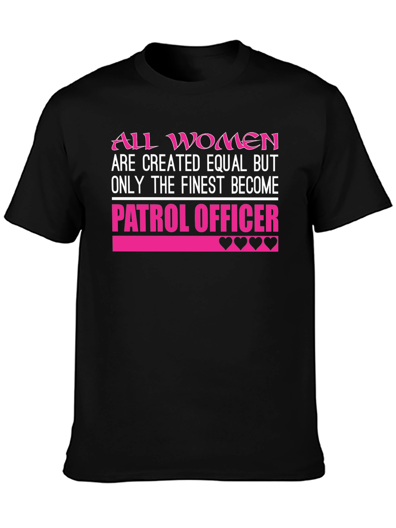 Finest Women Patrol Officer Graphic Tee