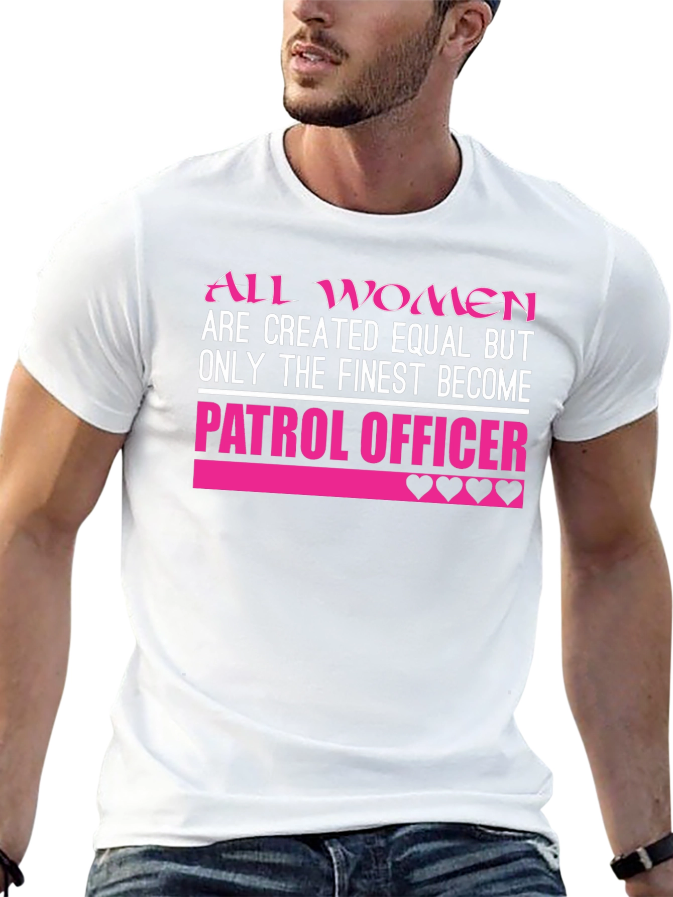 Finest Women Patrol Officer Graphic Tee