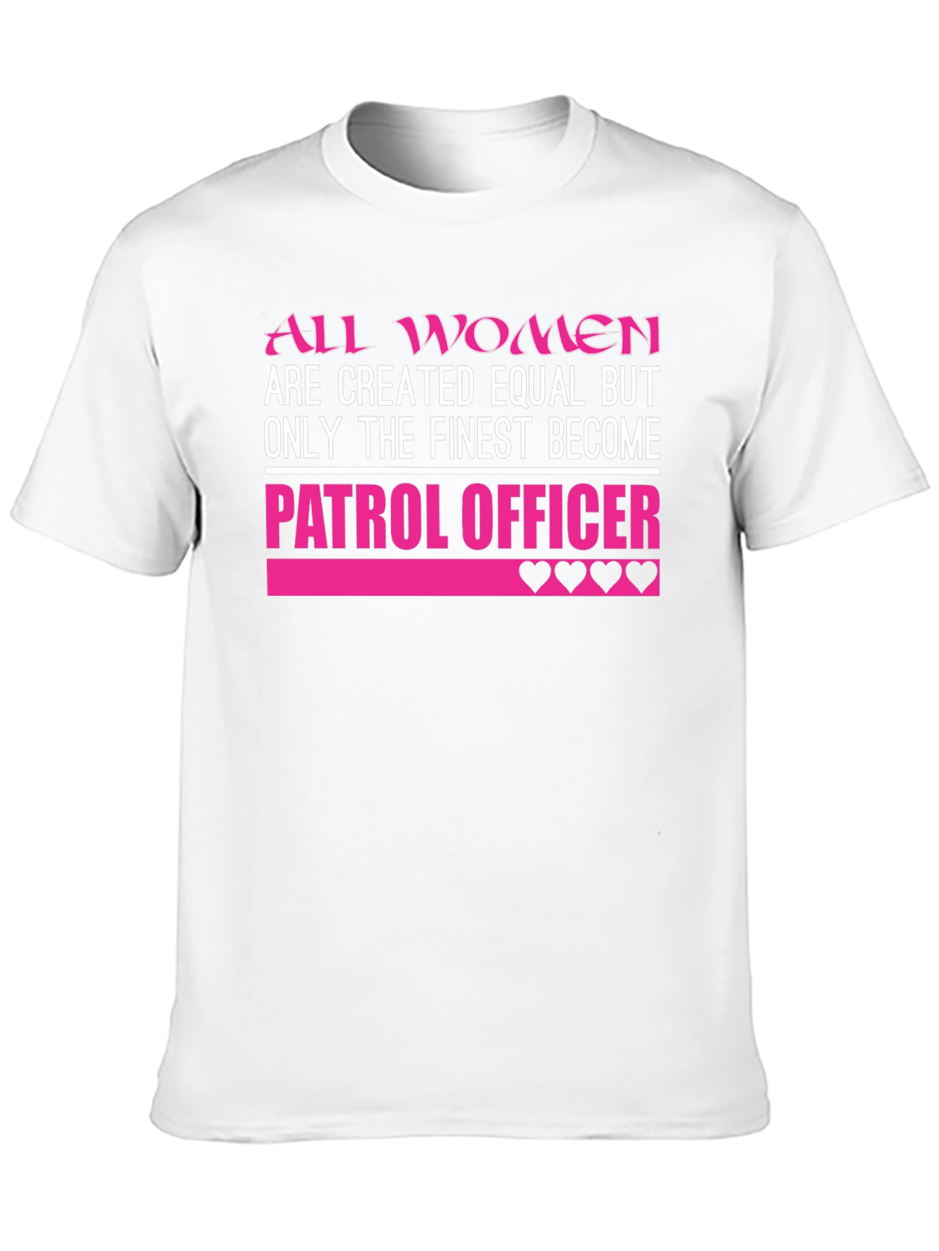 Finest Women Patrol Officer Graphic Tee