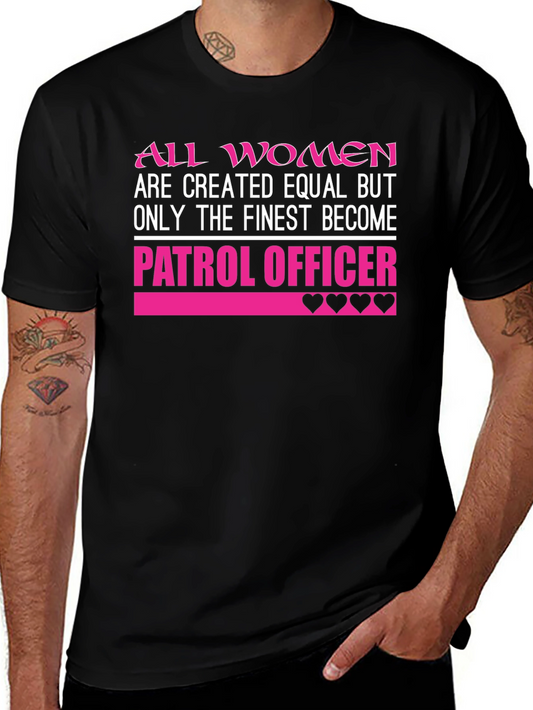 Finest Women Patrol Officer Graphic Tee