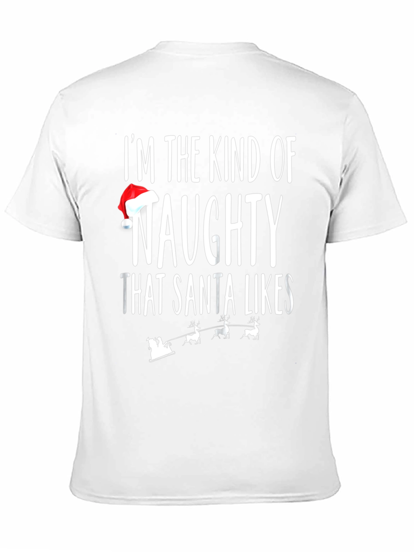 Naughty Santa Likes T-Shirt - Festive Holiday Apparel