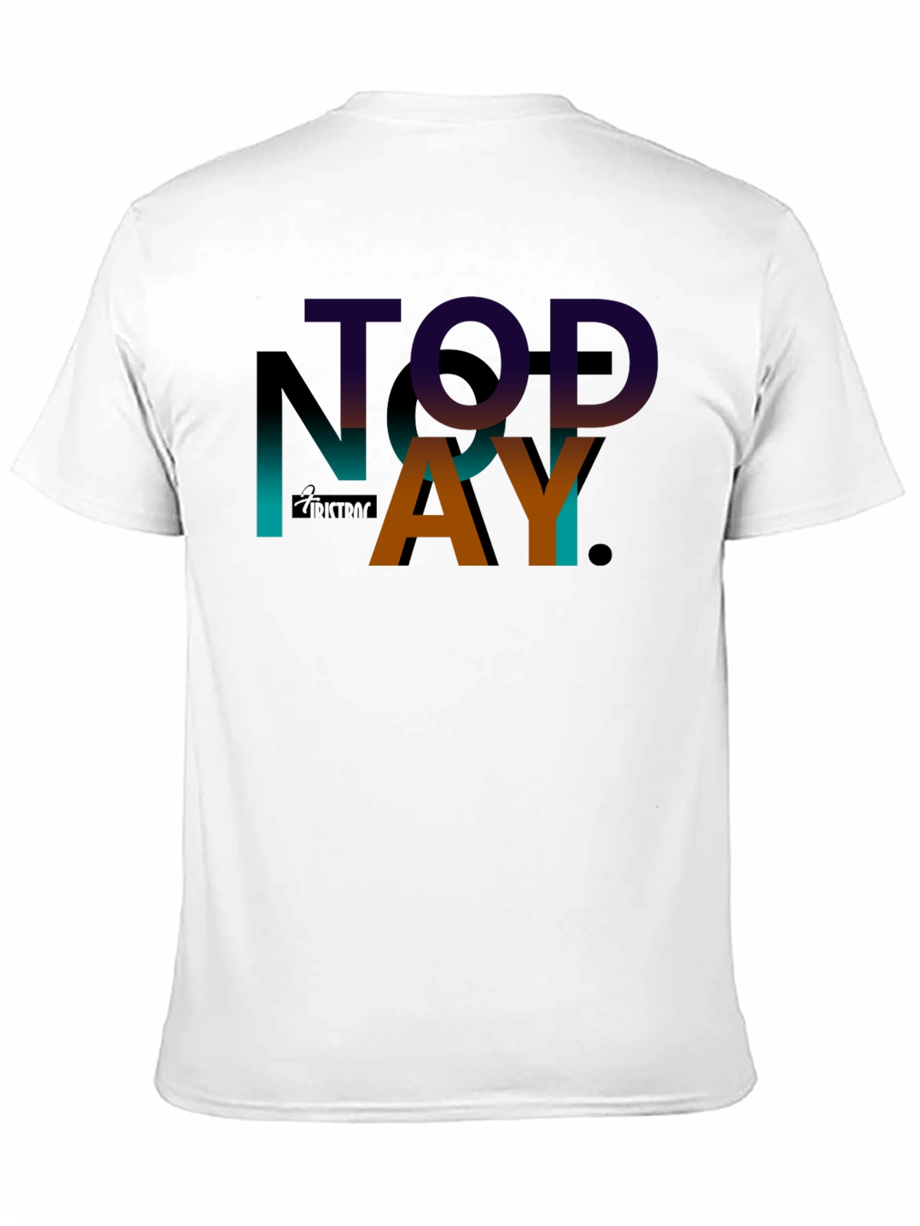 TODAY Graphic Print Black T-Shirt