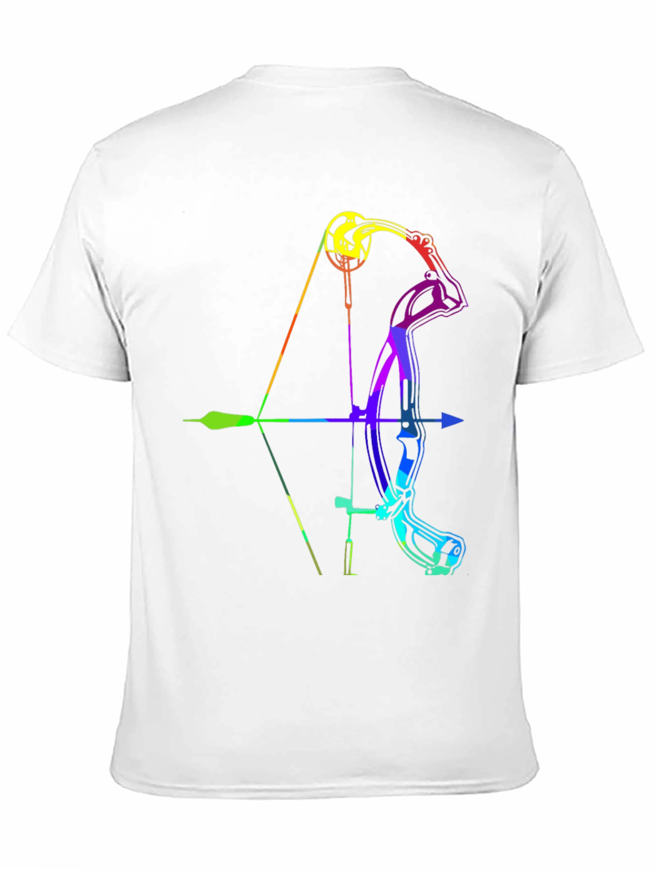 Rainbow Compound Bow Graphic T-Shirt