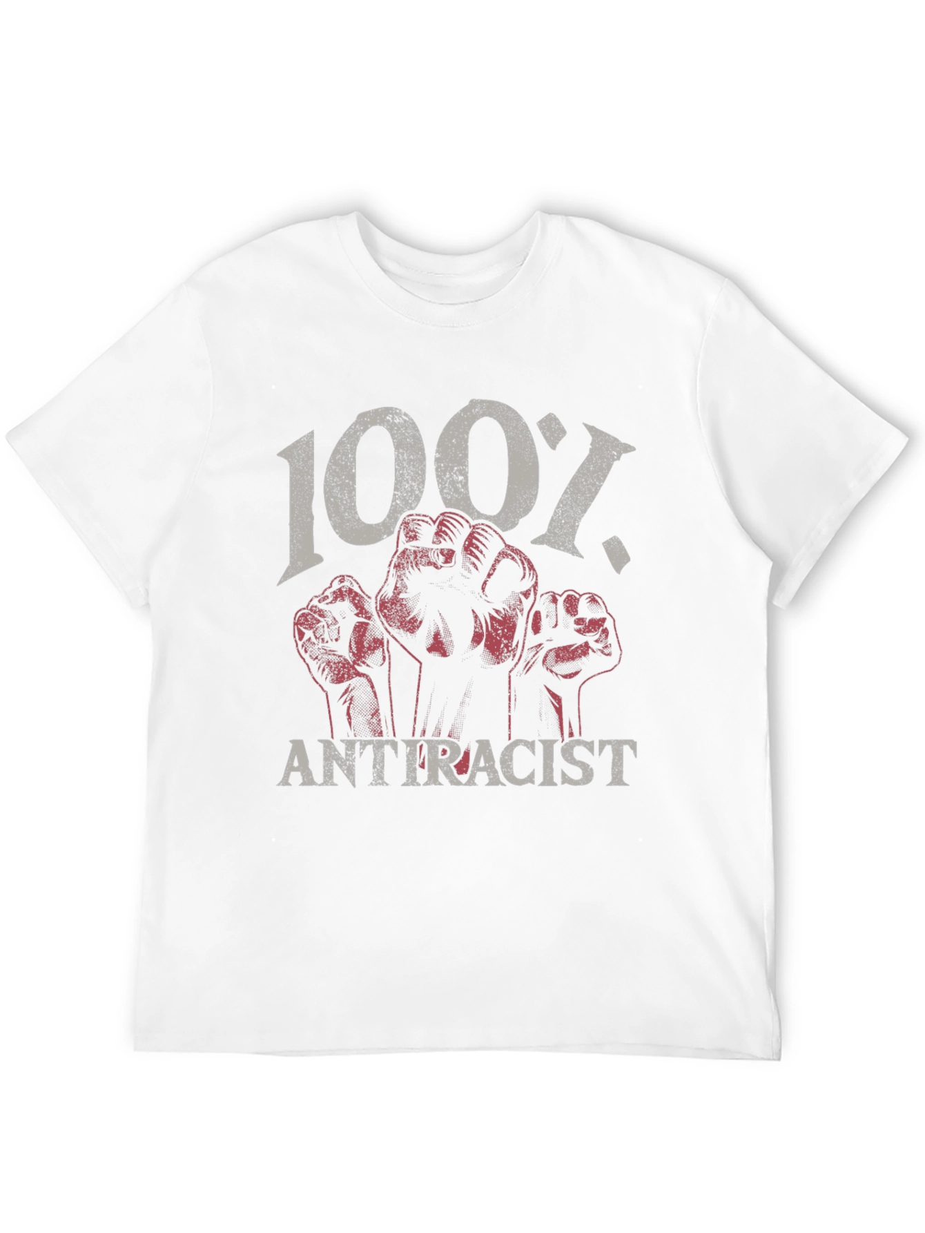 100% Antiracist Graphic T-Shirt