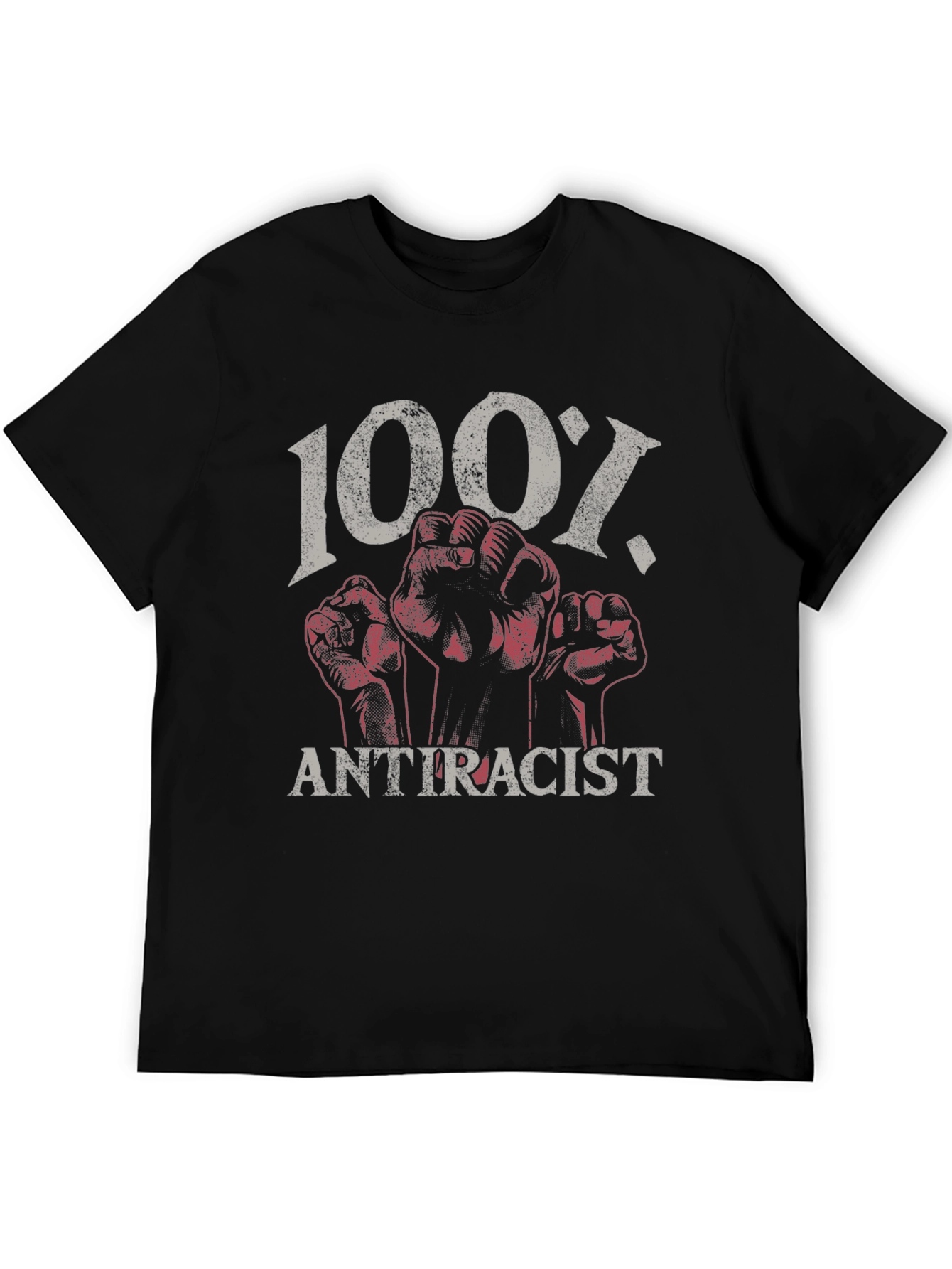 100% Antiracist Graphic T-Shirt