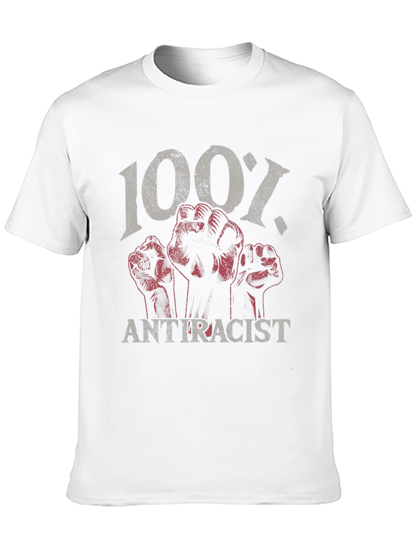 100% Antiracist Graphic T-Shirt