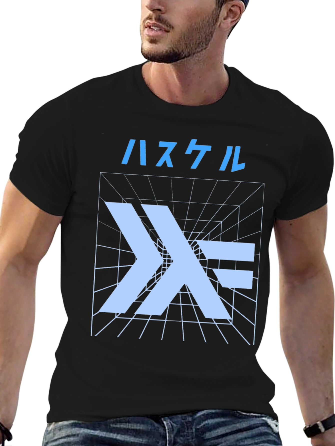 Haskell Lambda Graphic T-Shirt - Code Design