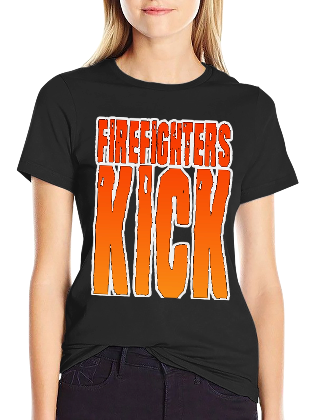 Firefighters Kick T-Shirt - Bold Graphic Tee