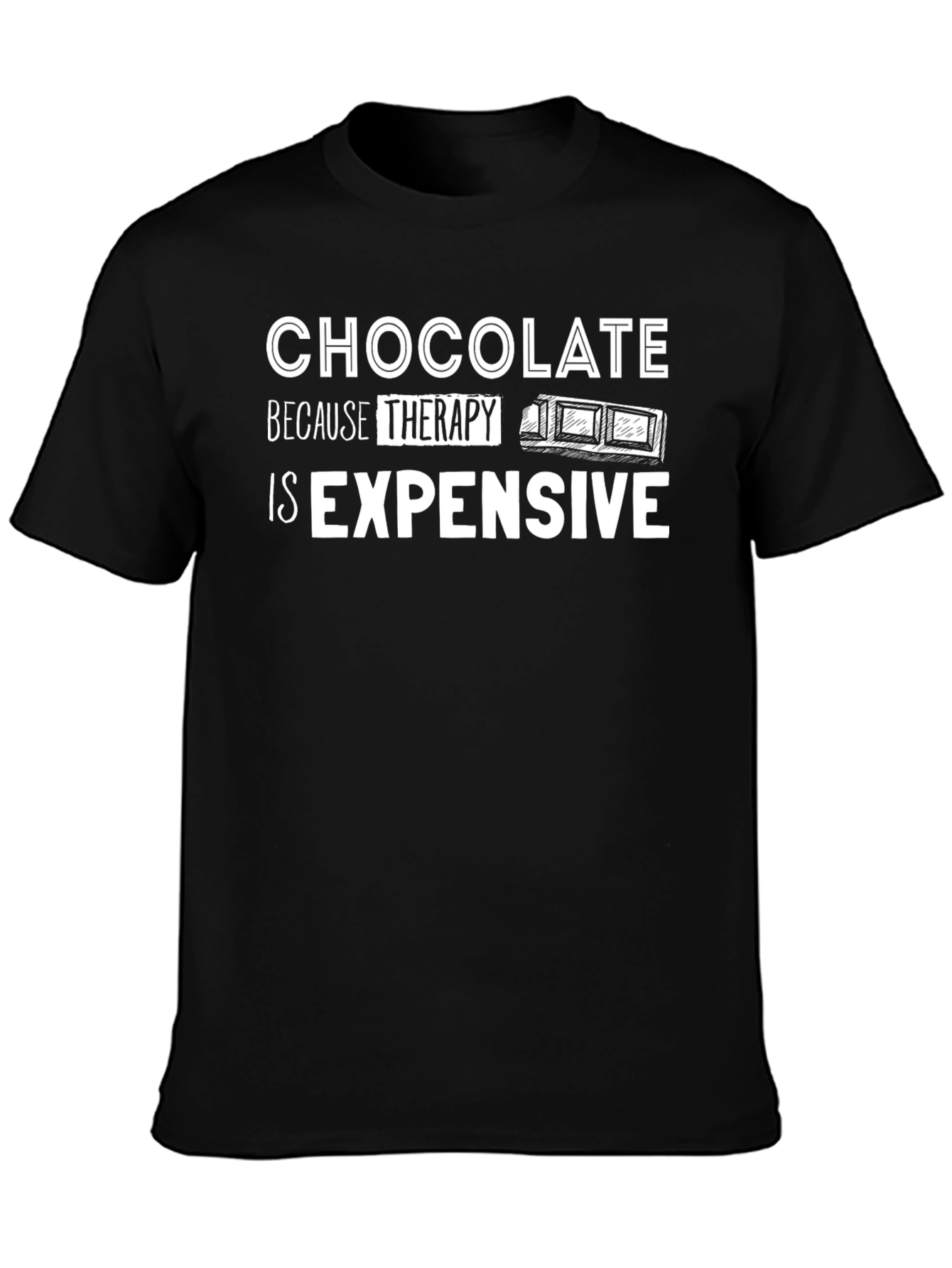 Chocolate Therapy T-Shirt - Funny Graphic Tee