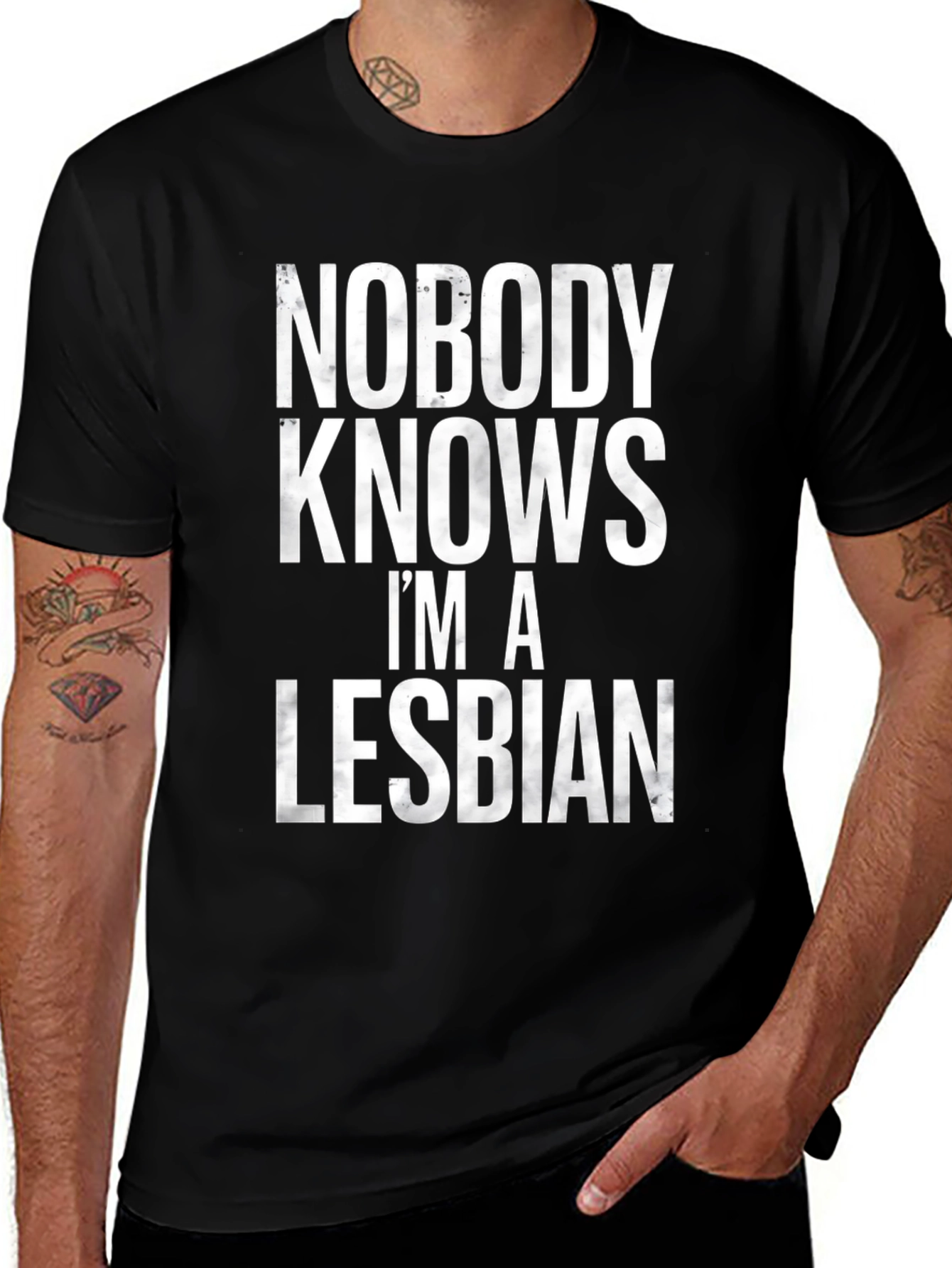 Nobody Knows Im a Lesbian T-Shirt