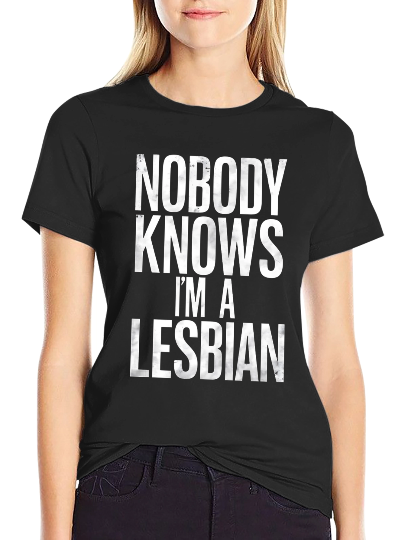 Nobody Knows Im a Lesbian T-Shirt