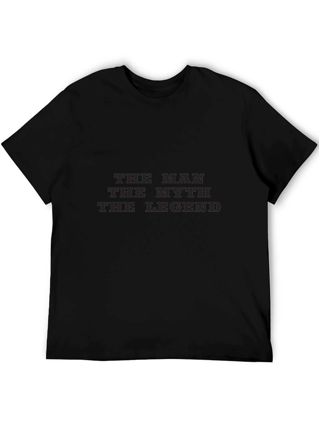 The Man The Myth The Legend Black T-Shirt