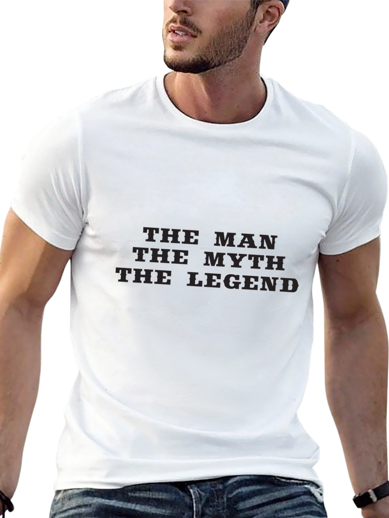 The Man The Myth The Legend Black T-Shirt