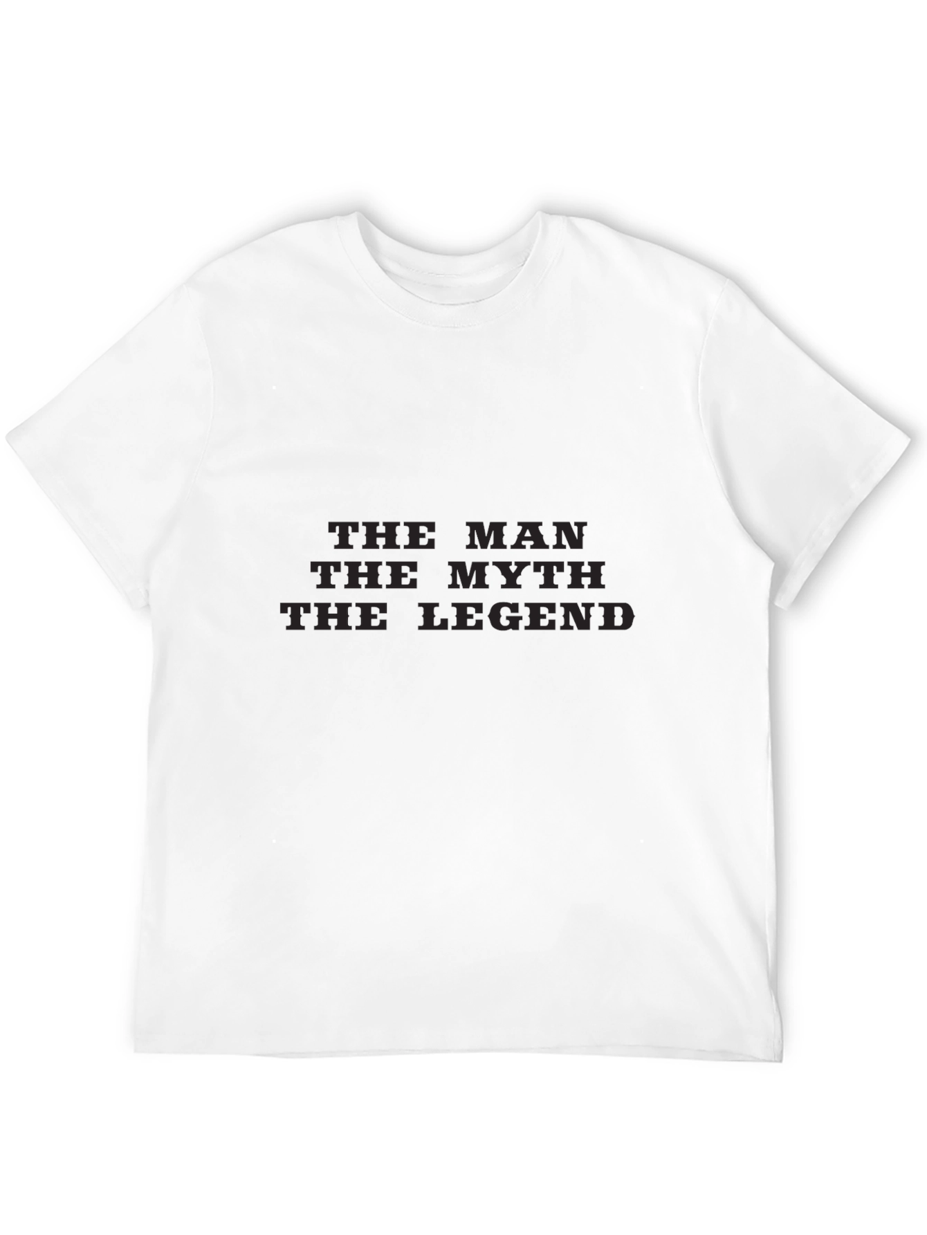 The Man The Myth The Legend Black T-Shirt