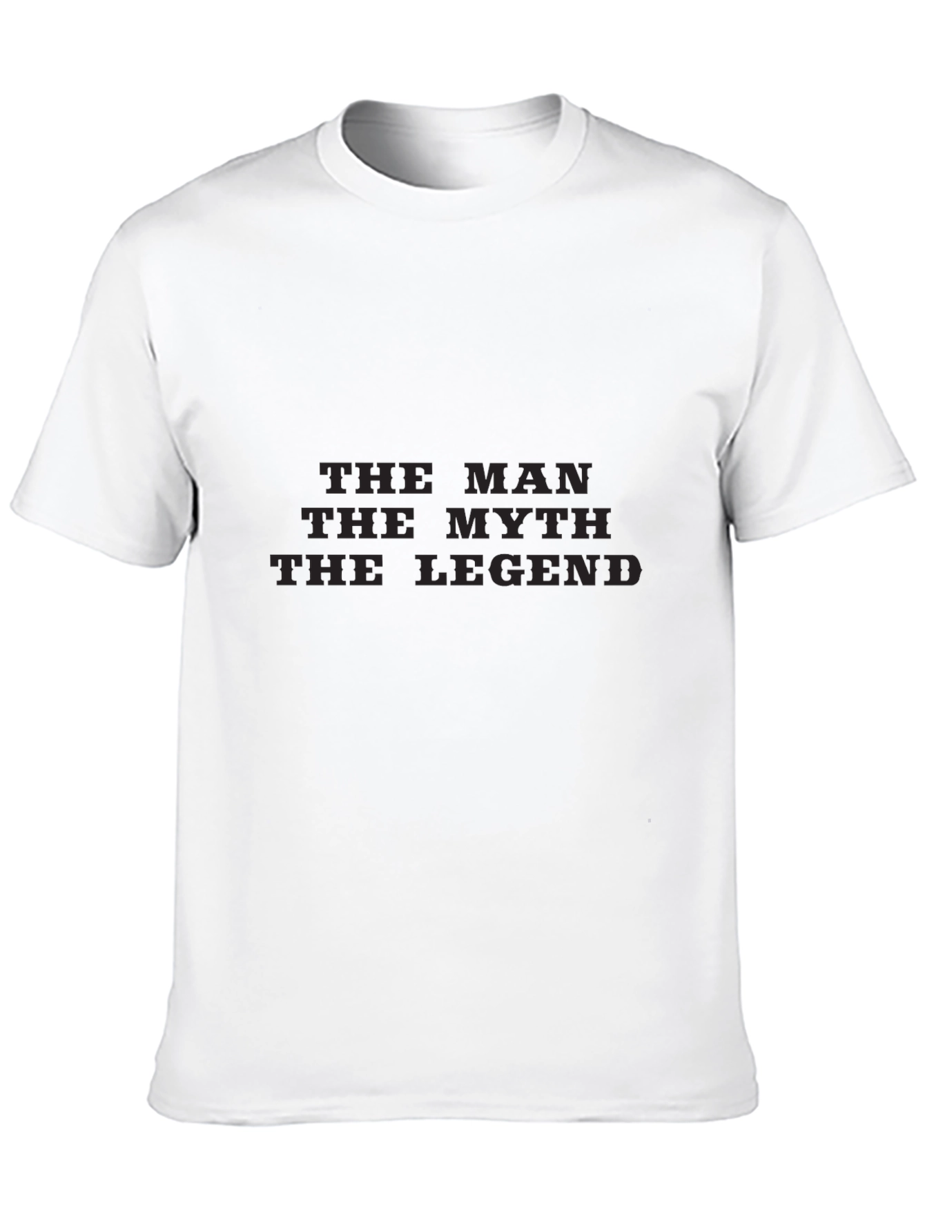 The Man The Myth The Legend Black T-Shirt