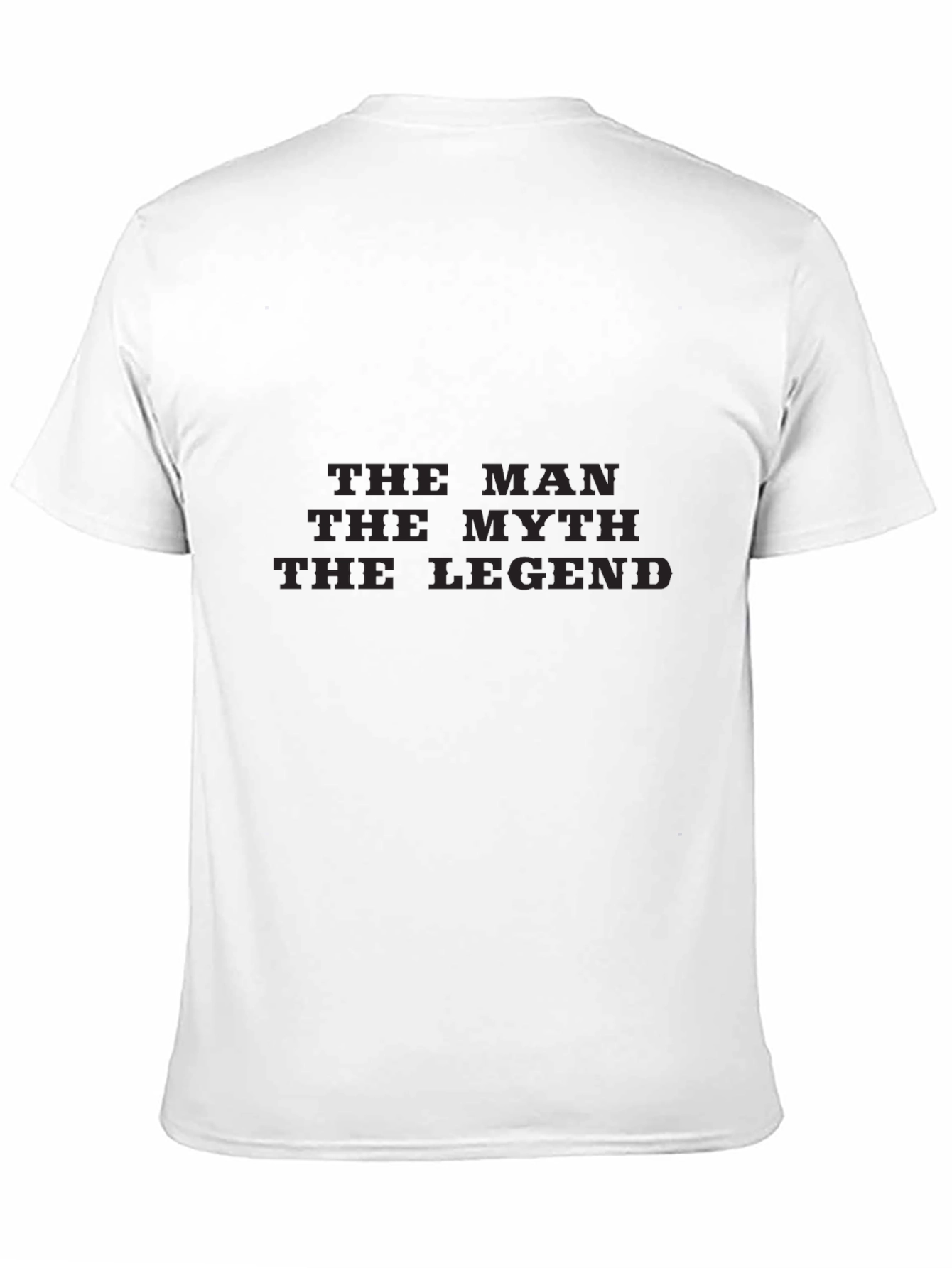 The Man The Myth The Legend Black T-Shirt