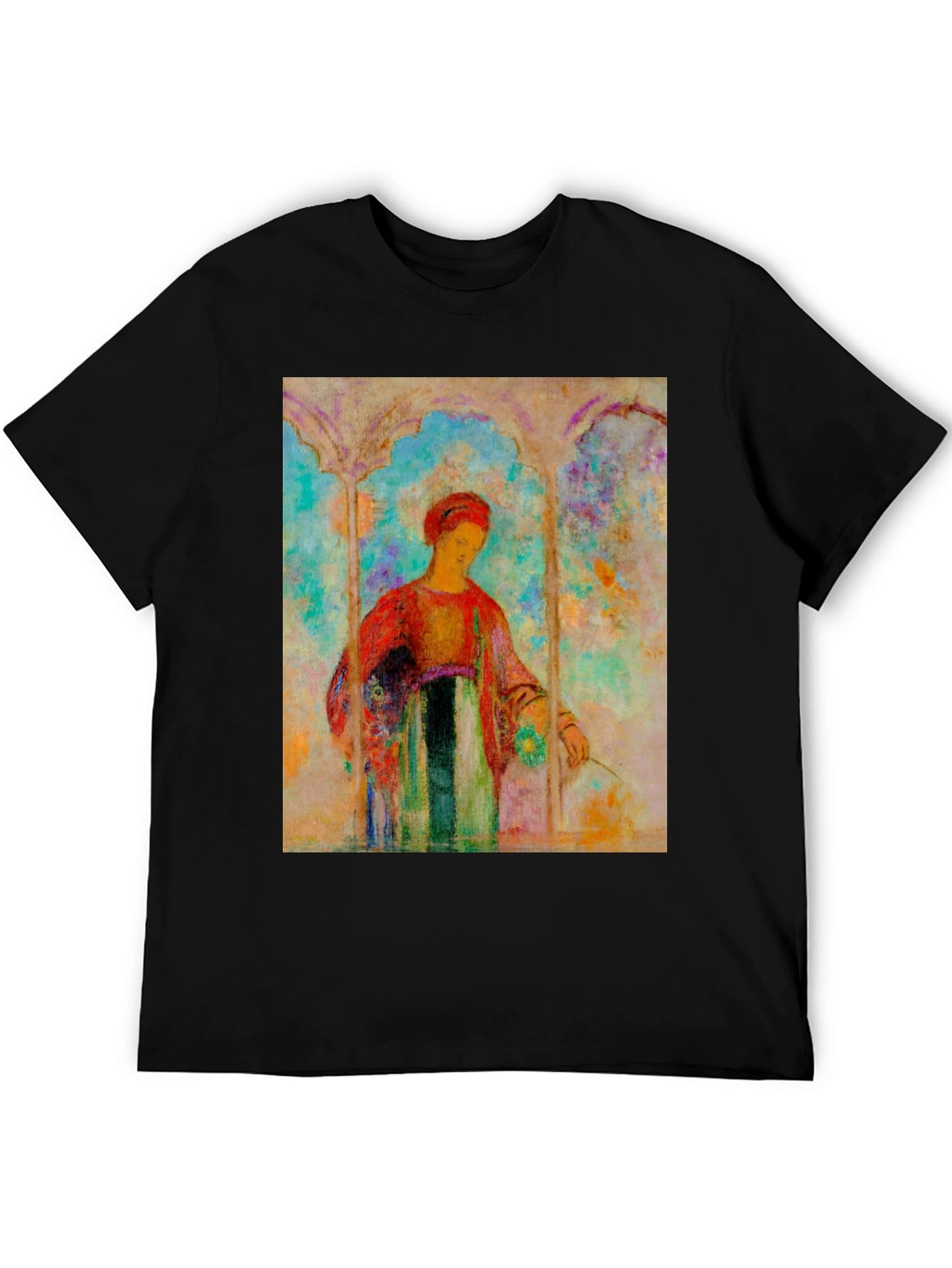 Artistic Woman Portrait T-Shirt - Unique Design