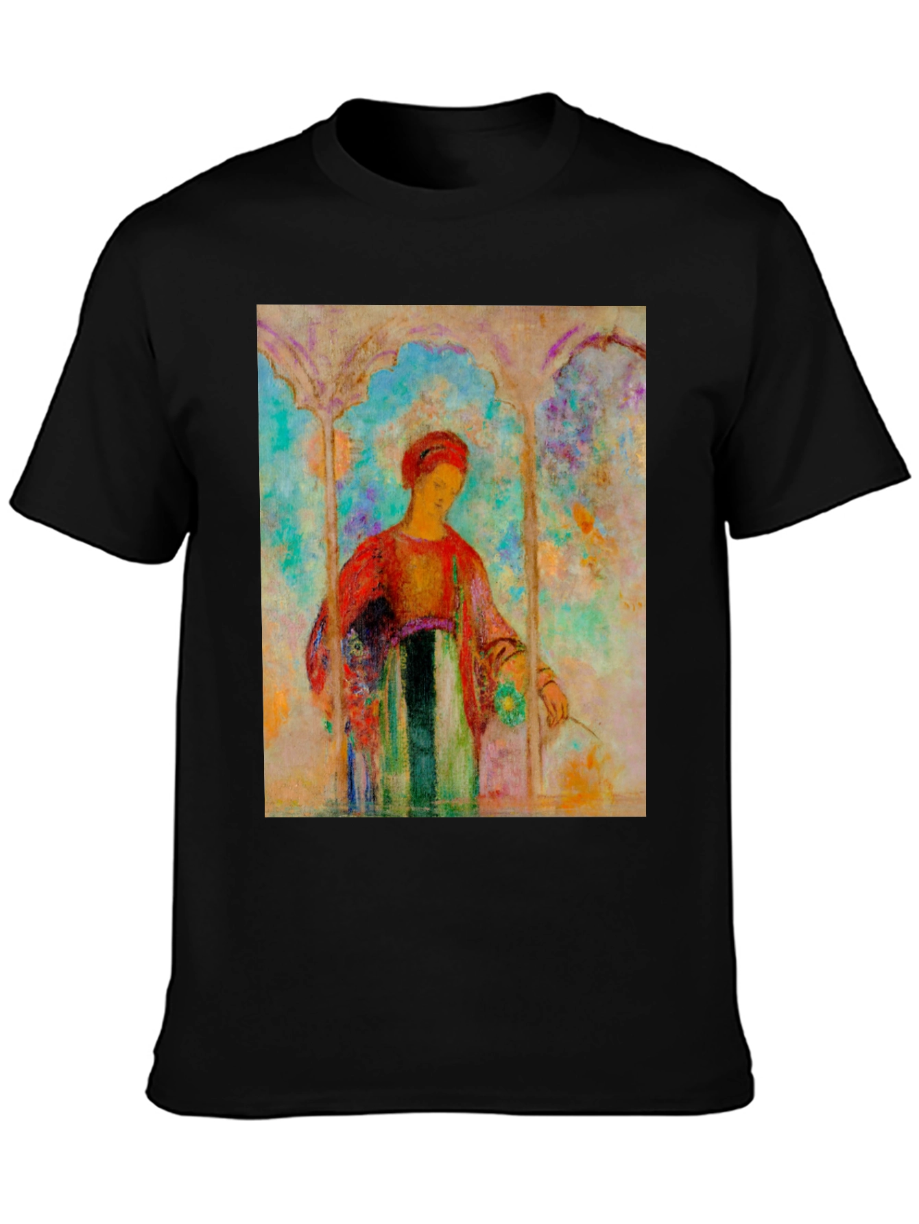 Artistic Woman Portrait T-Shirt - Unique Design