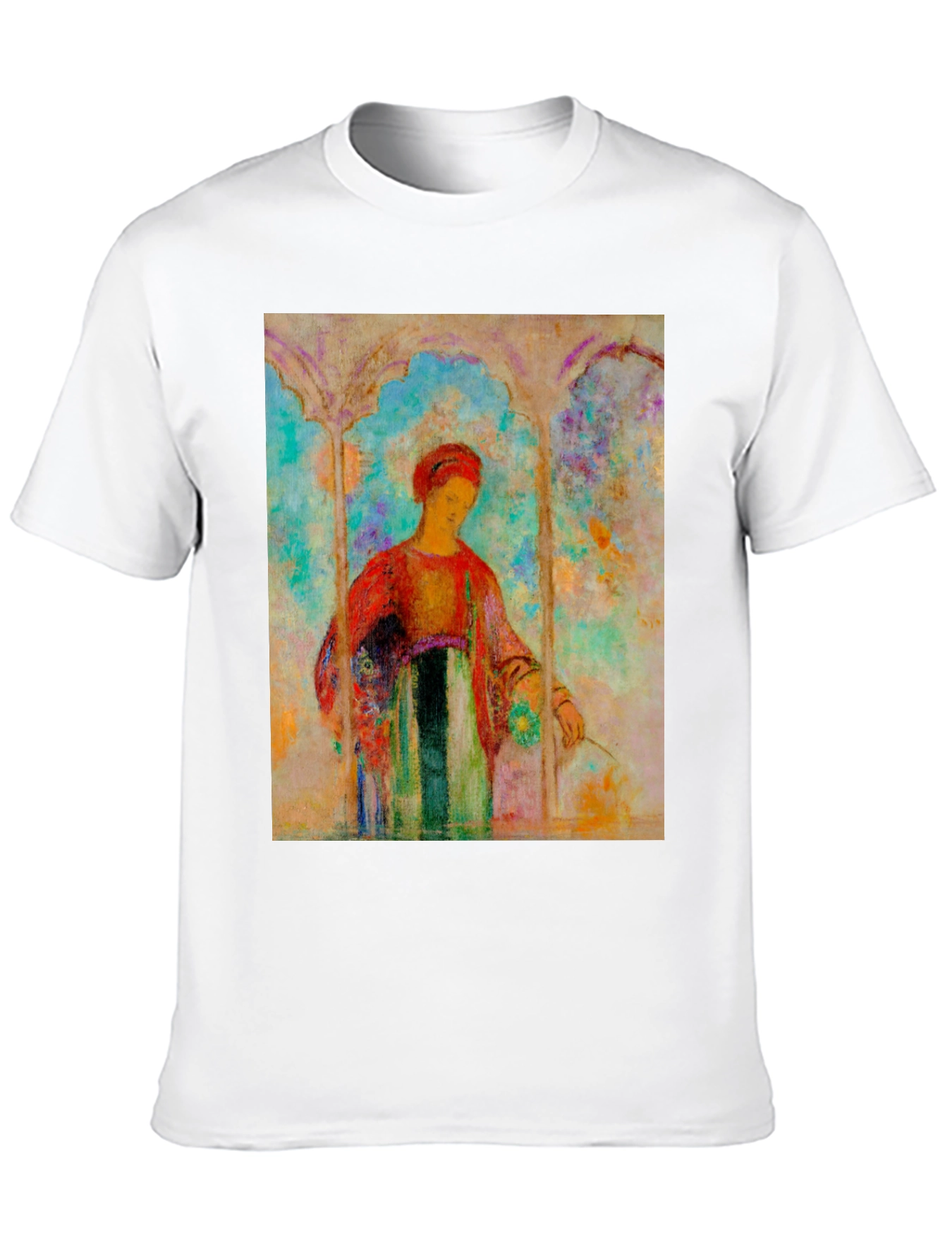 Artistic Woman Portrait T-Shirt - Unique Design