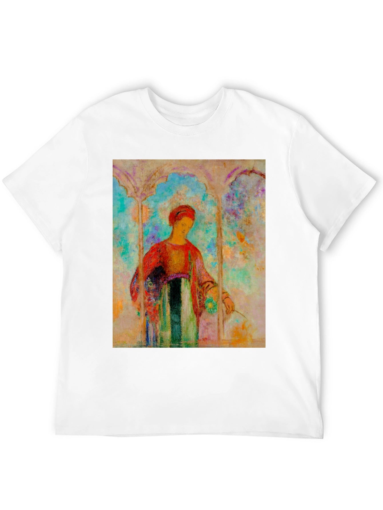 Artistic Woman Portrait T-Shirt - Unique Design