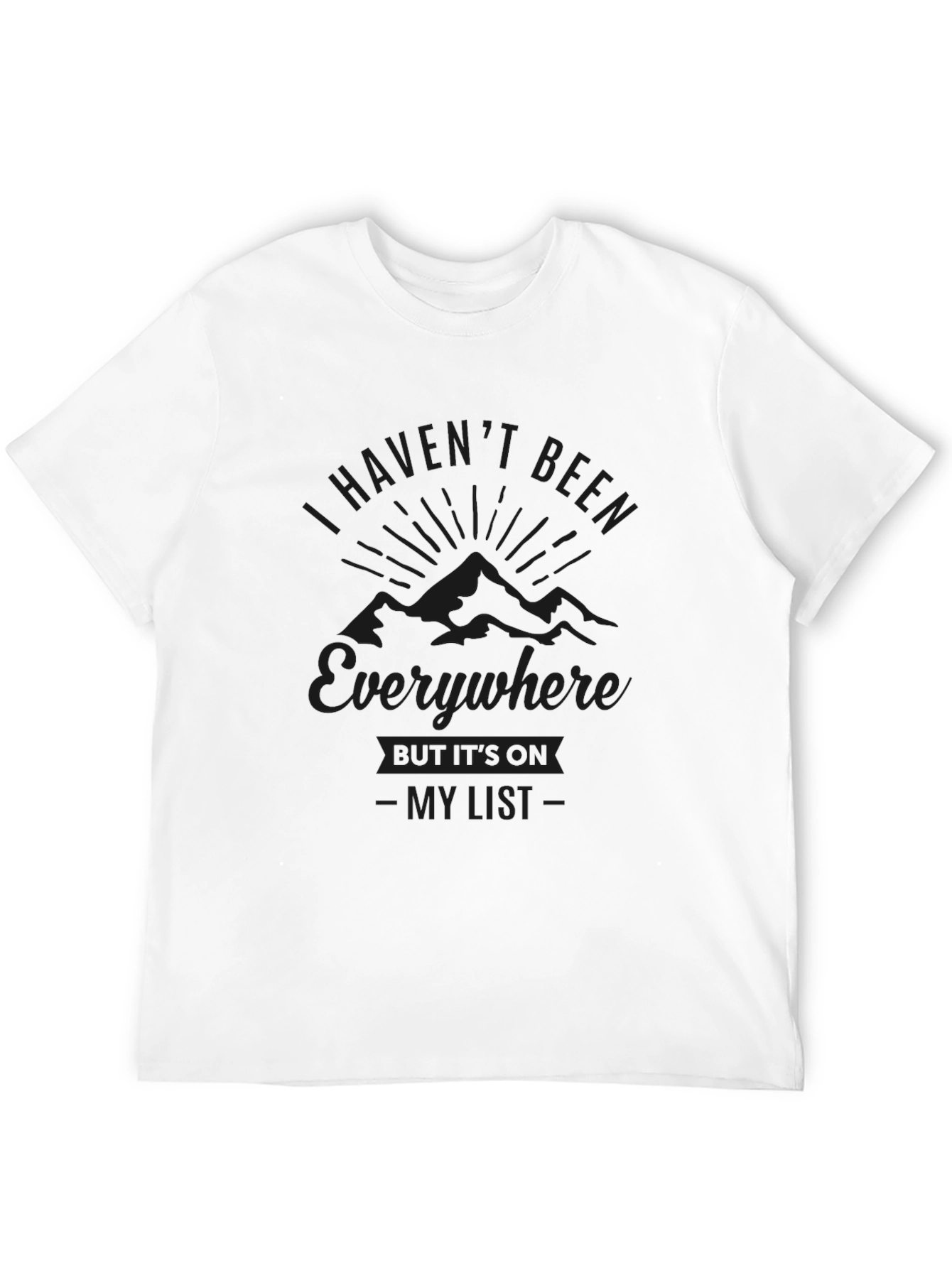 Travel Lovers Black T-Shirt