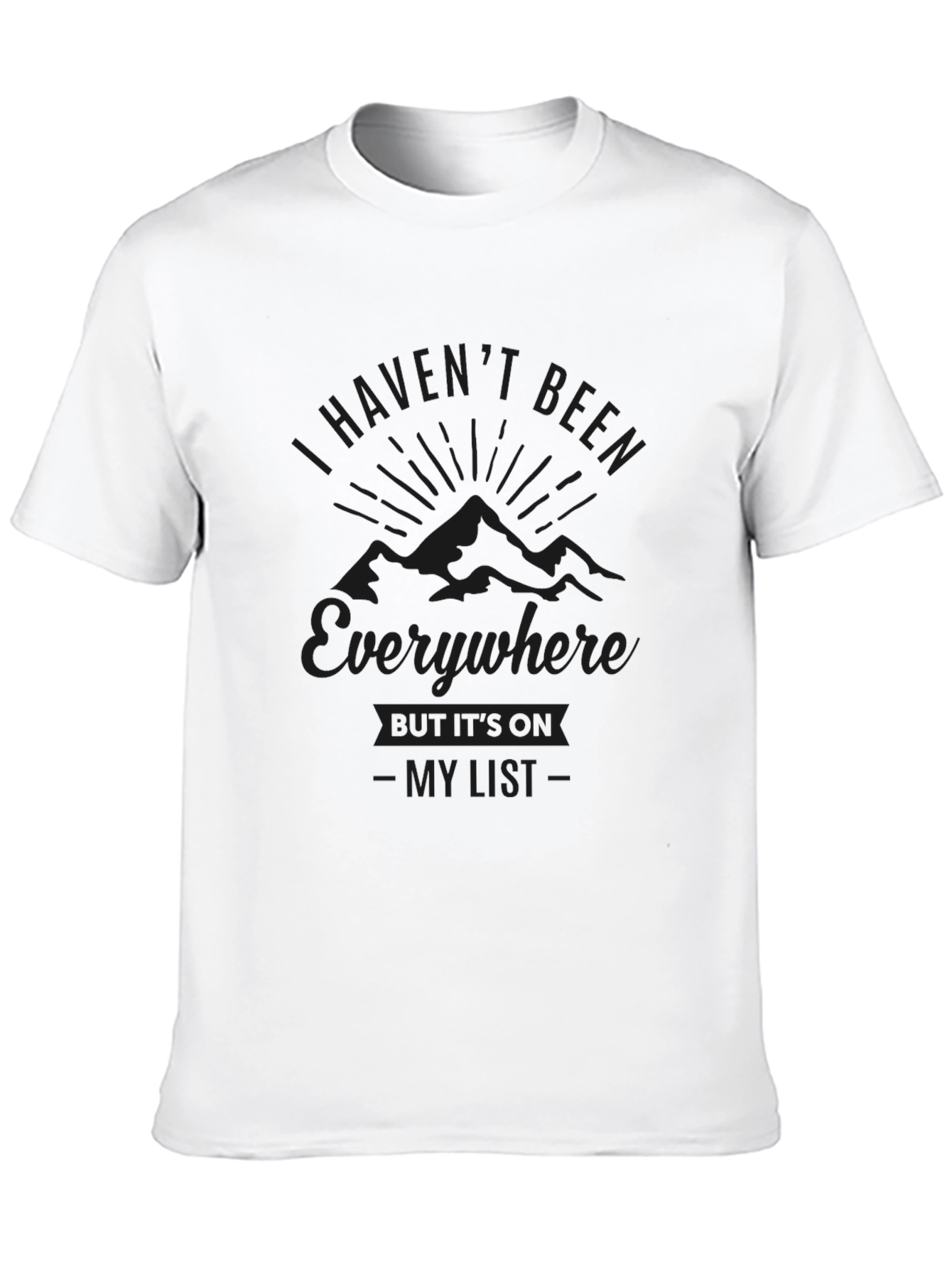 Travel Lovers Black T-Shirt