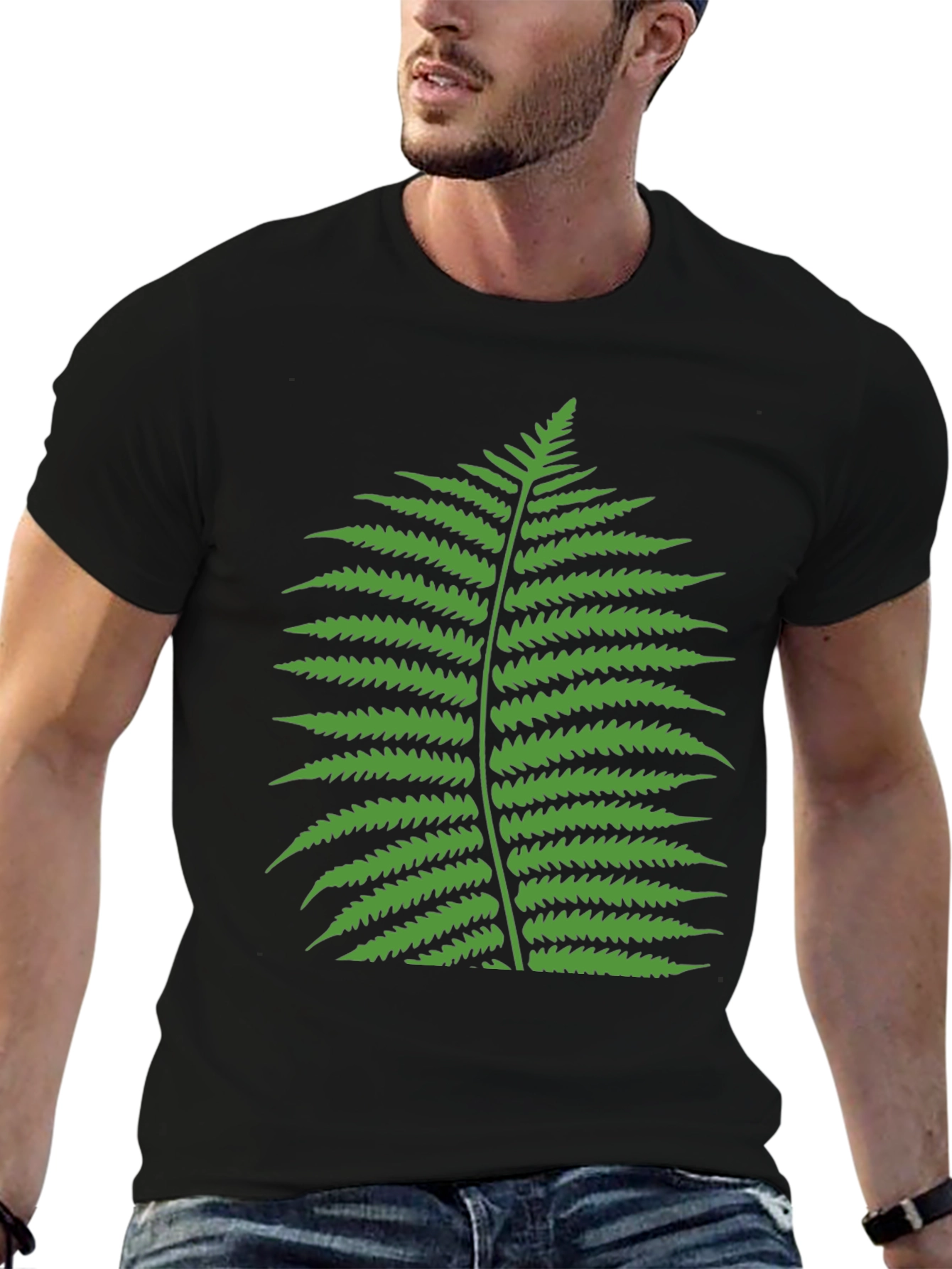 Fern Graphic T-Shirt - Classic Black Tee