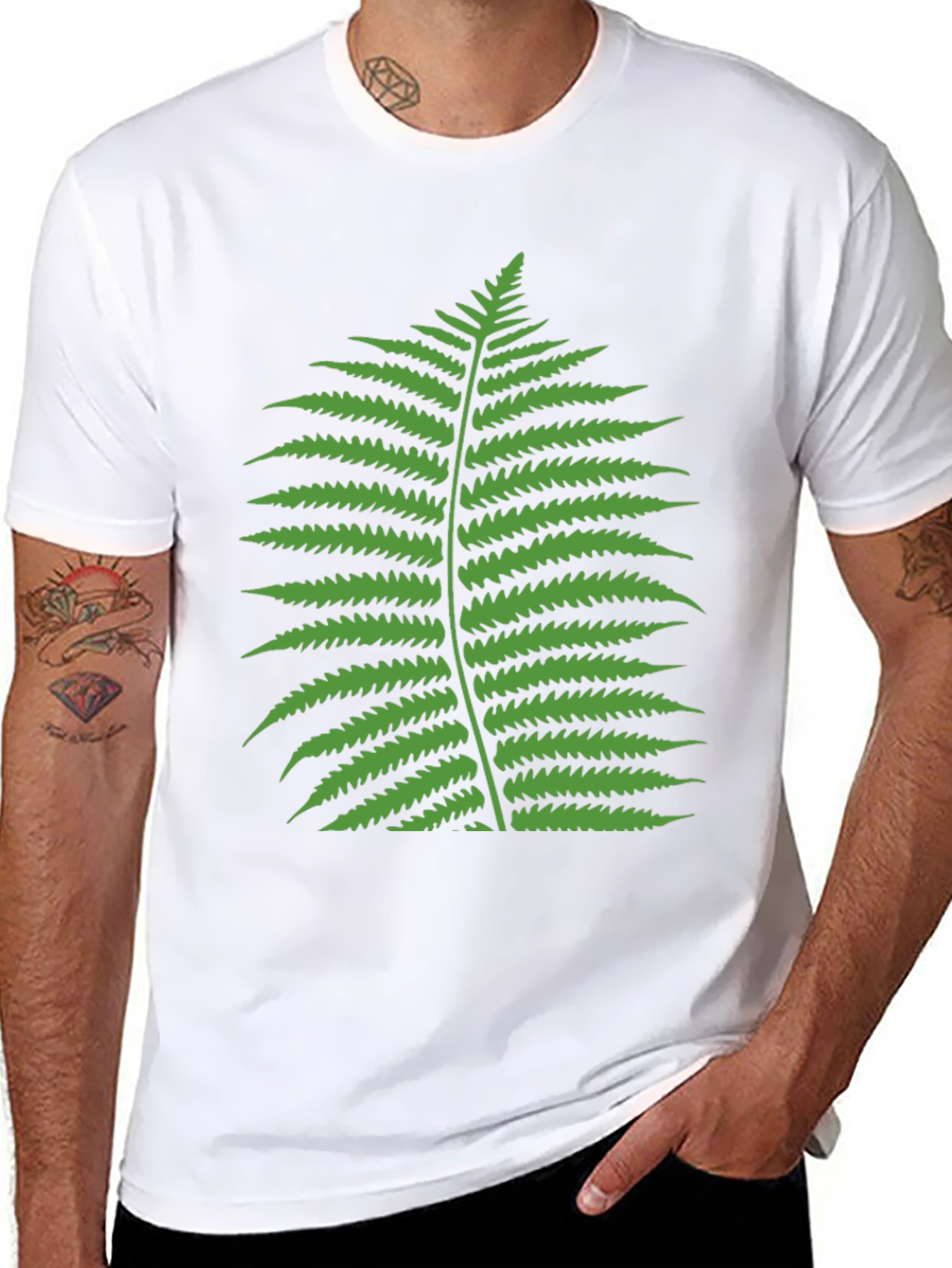 Fern Graphic T-Shirt - Classic Black Tee