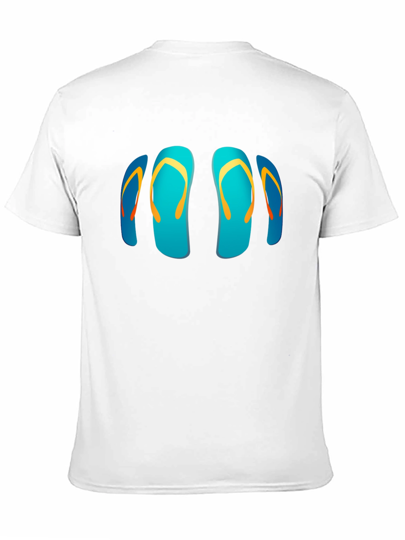 Flip Flop Graphic Tee - Cool Summer Vibes T-Shirt