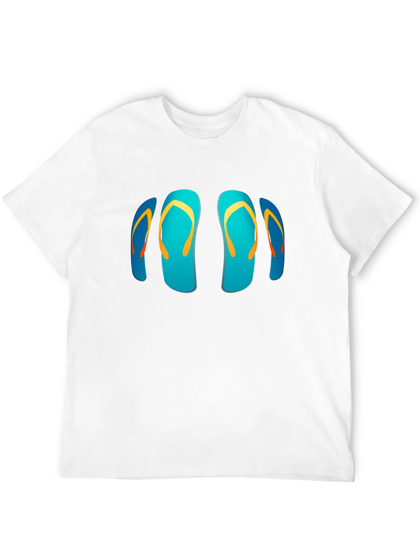 Flip Flop Graphic Tee - Cool Summer Vibes T-Shirt