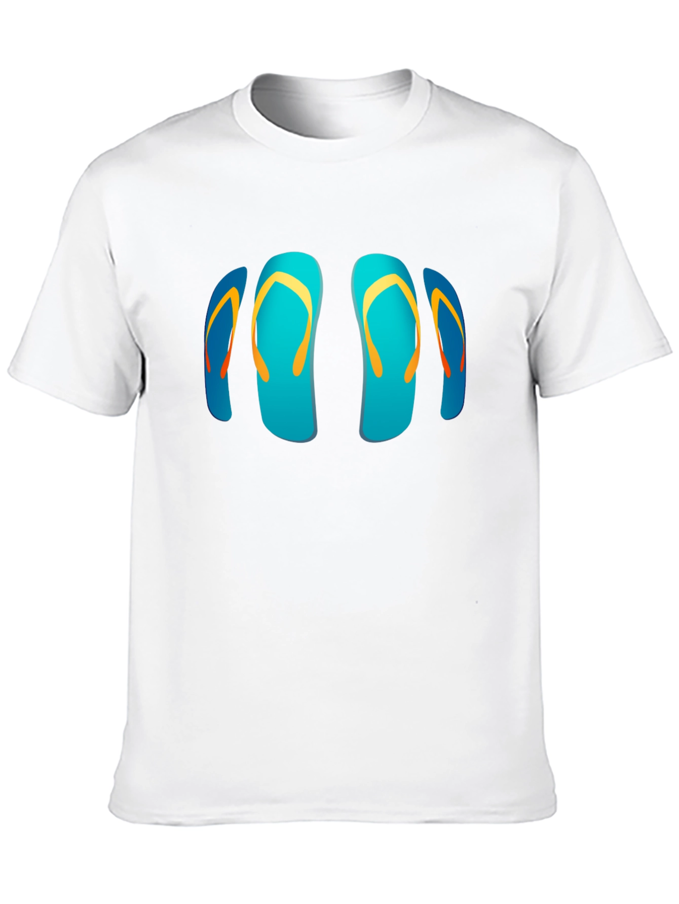 Flip Flop Graphic Tee - Cool Summer Vibes T-Shirt