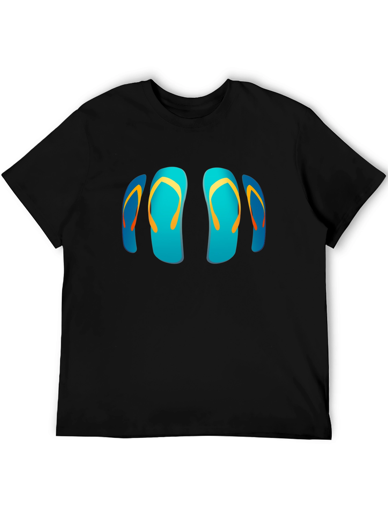 Flip Flop Graphic Tee - Cool Summer Vibes T-Shirt