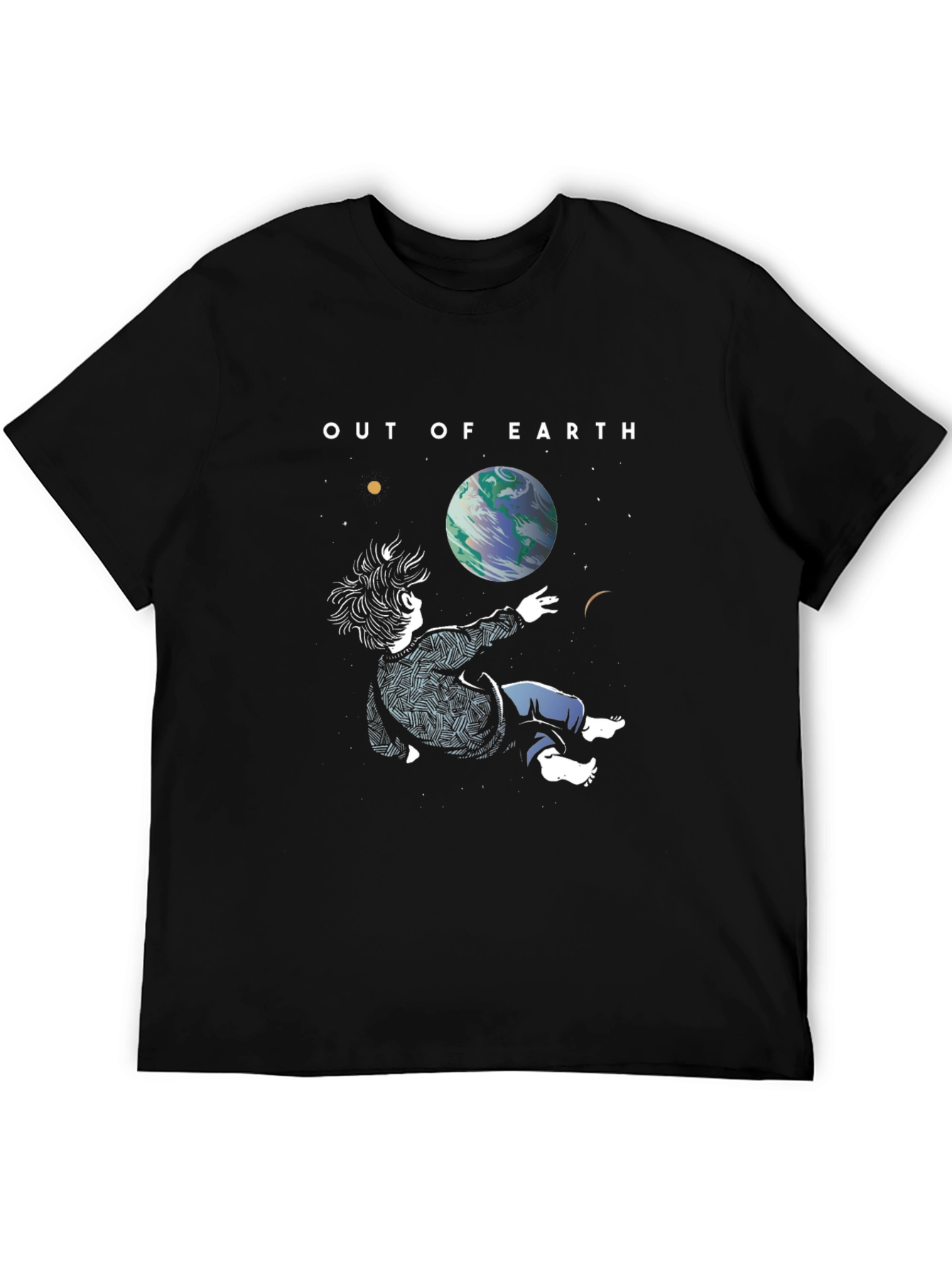 Out of Earth Graphic T-Shirt - Stylish Space Design