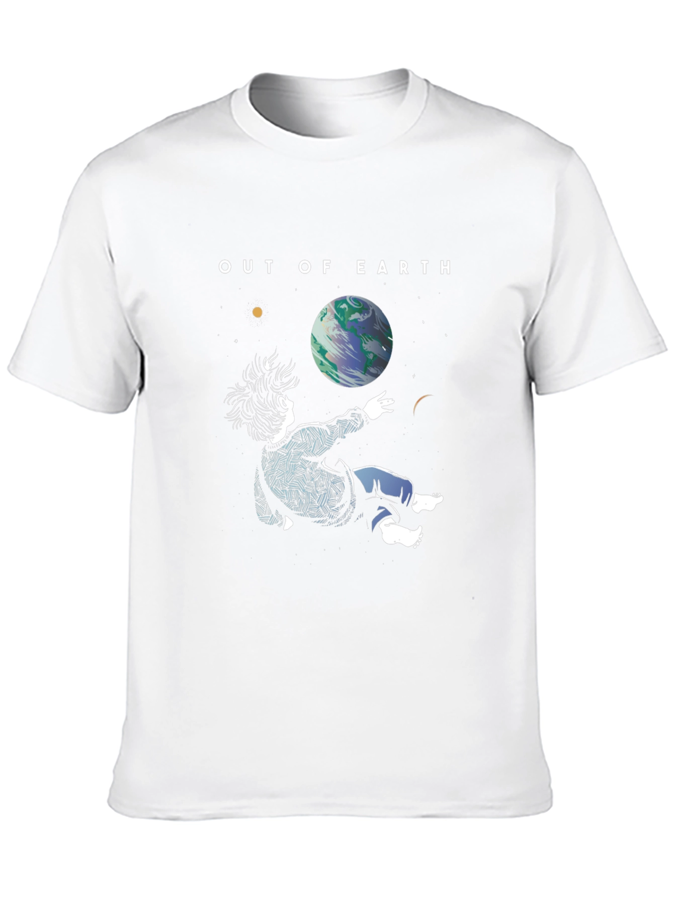 Out of Earth Graphic T-Shirt - Stylish Space Design