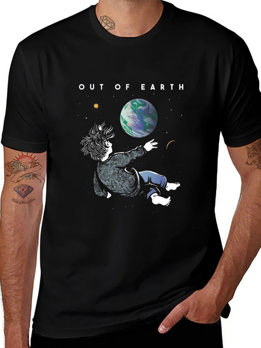 Out of Earth Graphic T-Shirt - Stylish Space Design