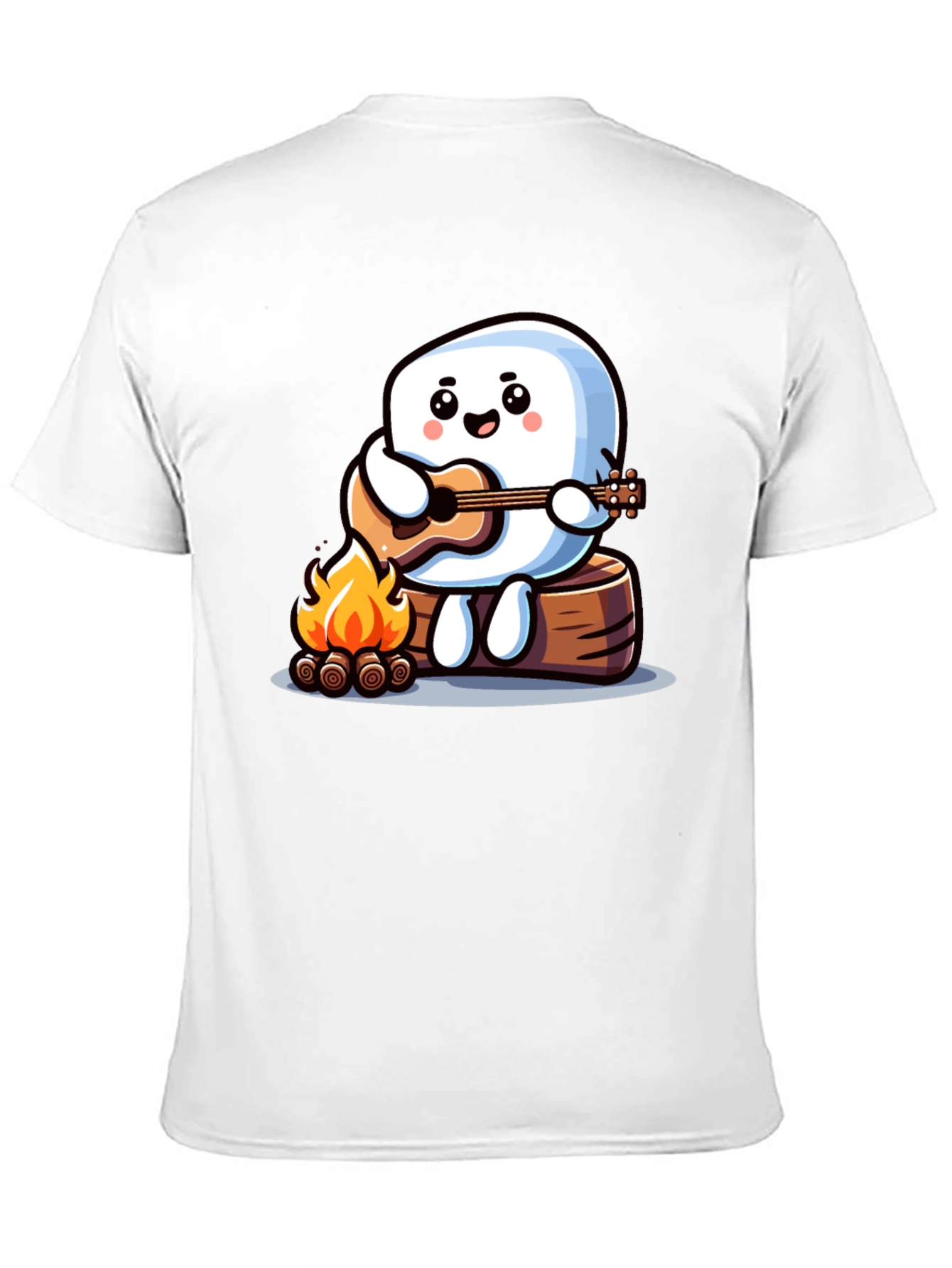 Campfire Marshmallow Musician T-Shirt