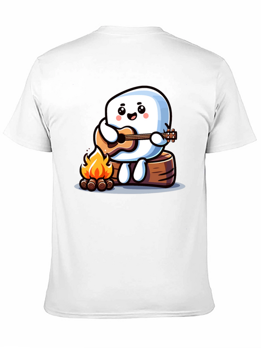 Campfire Marshmallow Musician T-Shirt