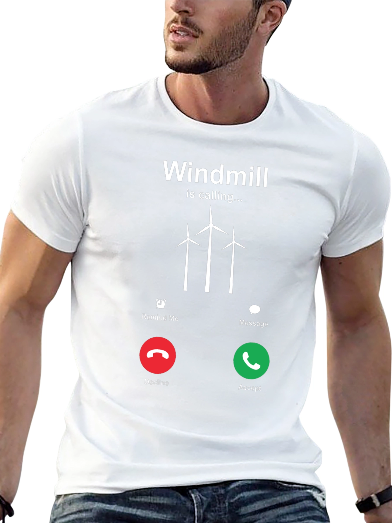 Windmill Calling T-Shirt - Accept the Call!