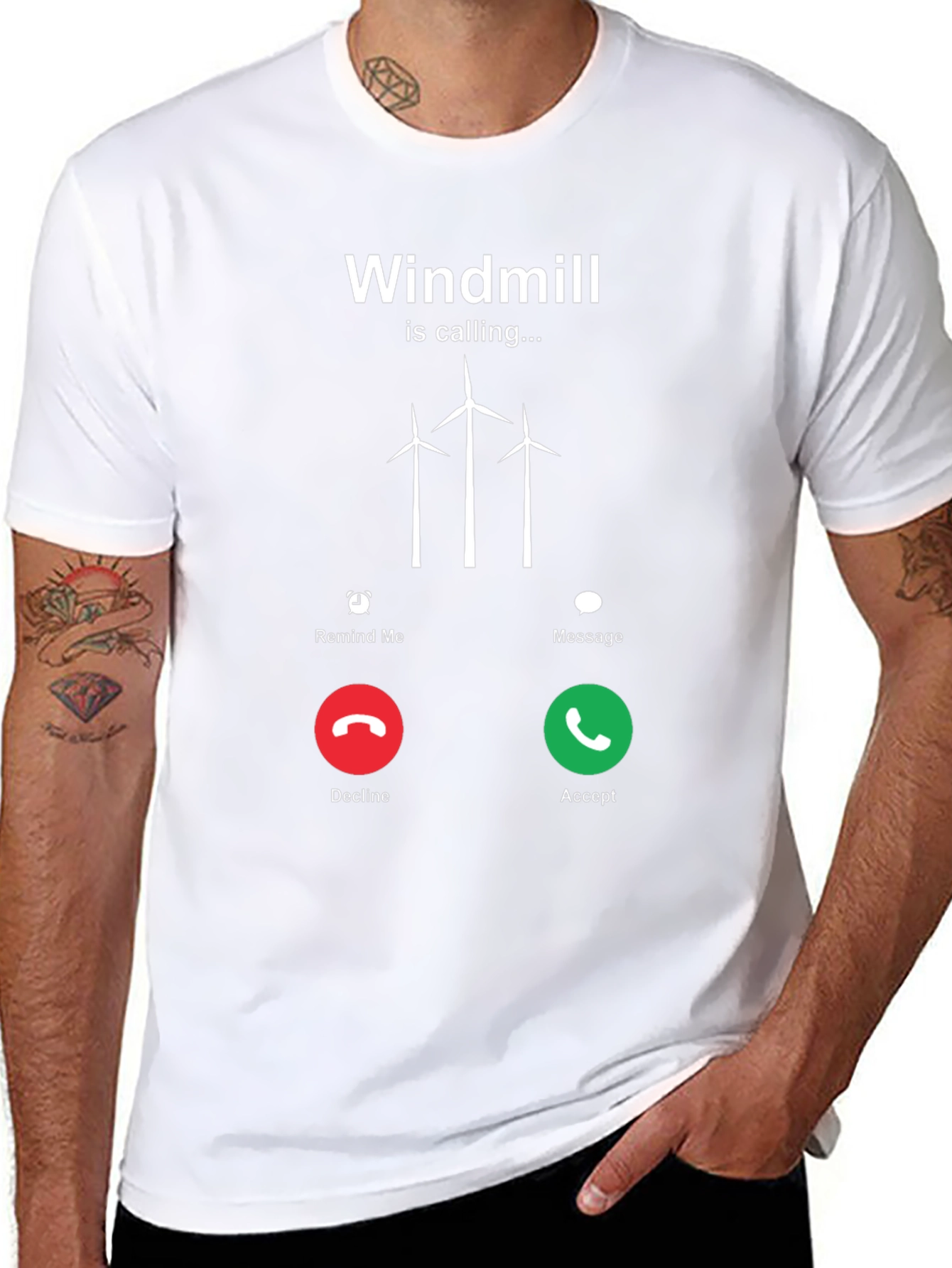 Windmill Calling T-Shirt - Accept the Call!