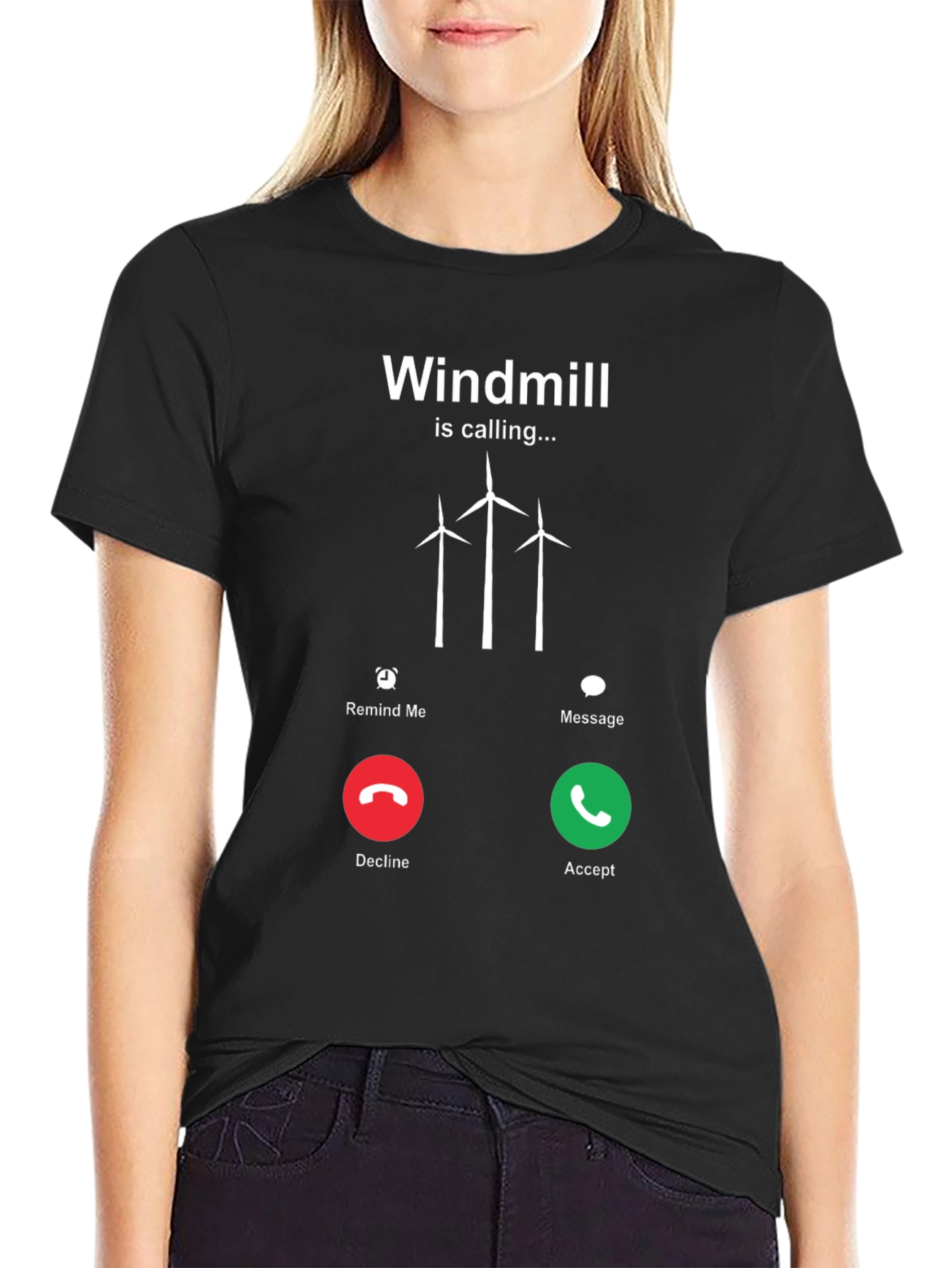 Windmill Calling T-Shirt - Accept the Call!