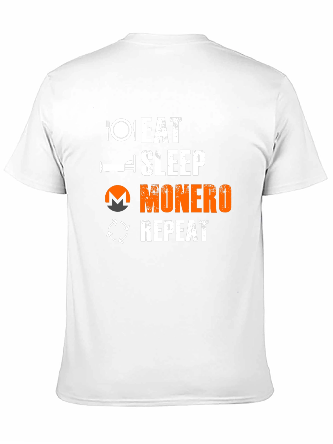 Eat Sleep Monero Repeat T-Shirt - Crypto Enthusiast